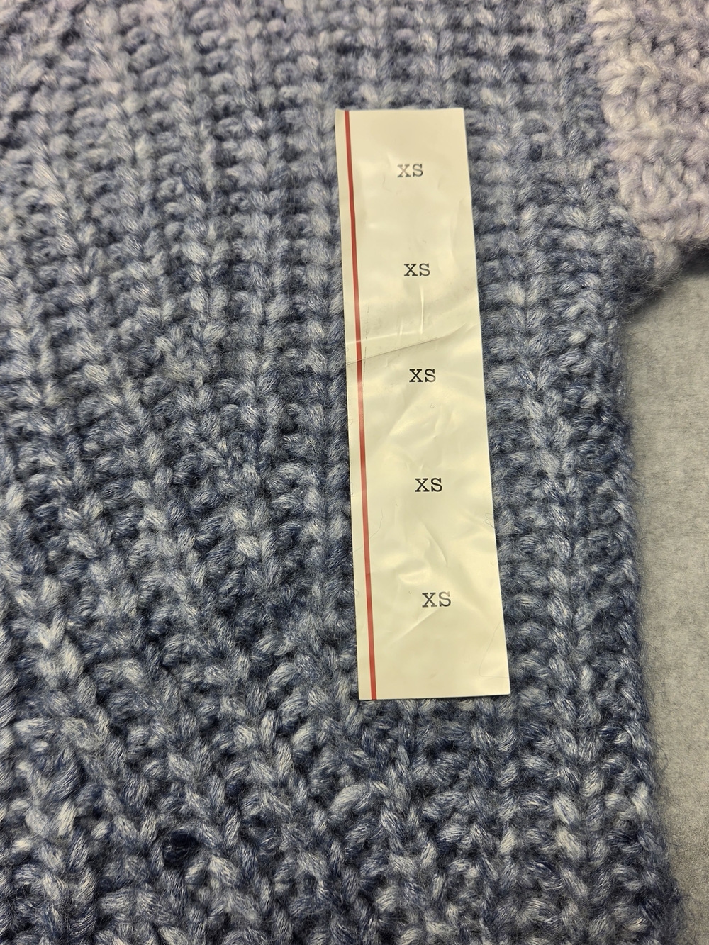 0372 a new day Lavender Ombre Crewneck Sweater Size Xs - Picture 6 of 13